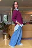 Made in Italy Conrad Body Skim Knit Jumper Beetroot